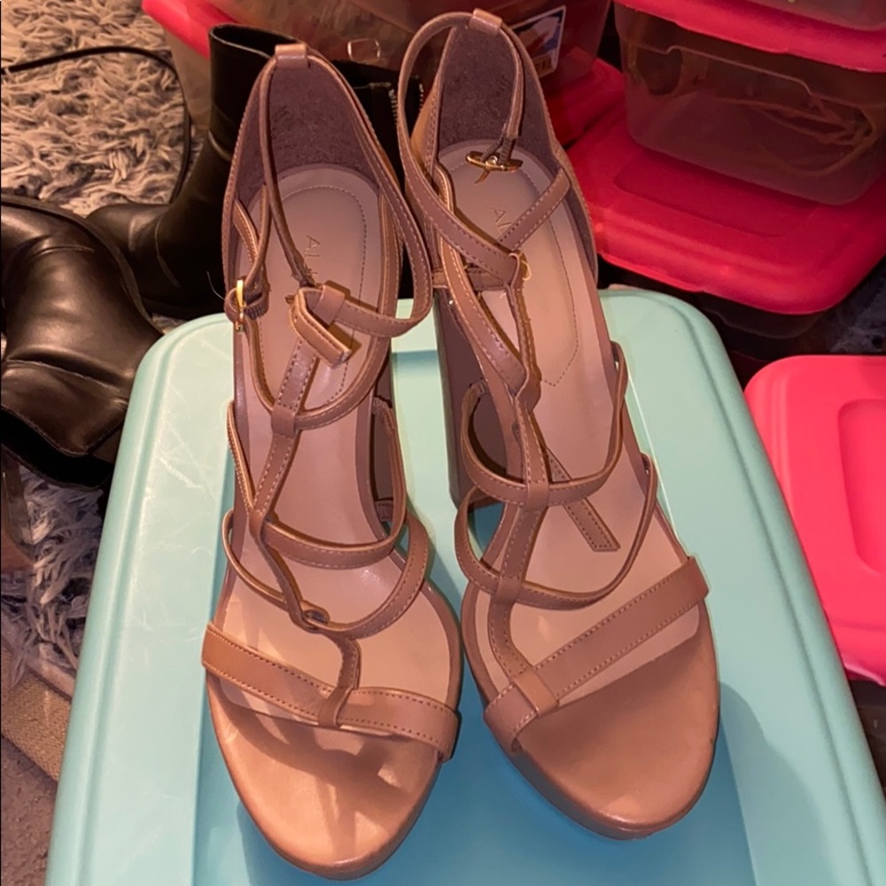 ALDO platform heel Sandals WORN ONCE